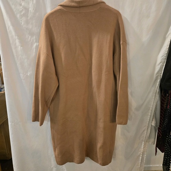 LILLUSORY Women's Oversized‎ Long Tan Cardigan Sweater-Size Large - Picture 7 of 7